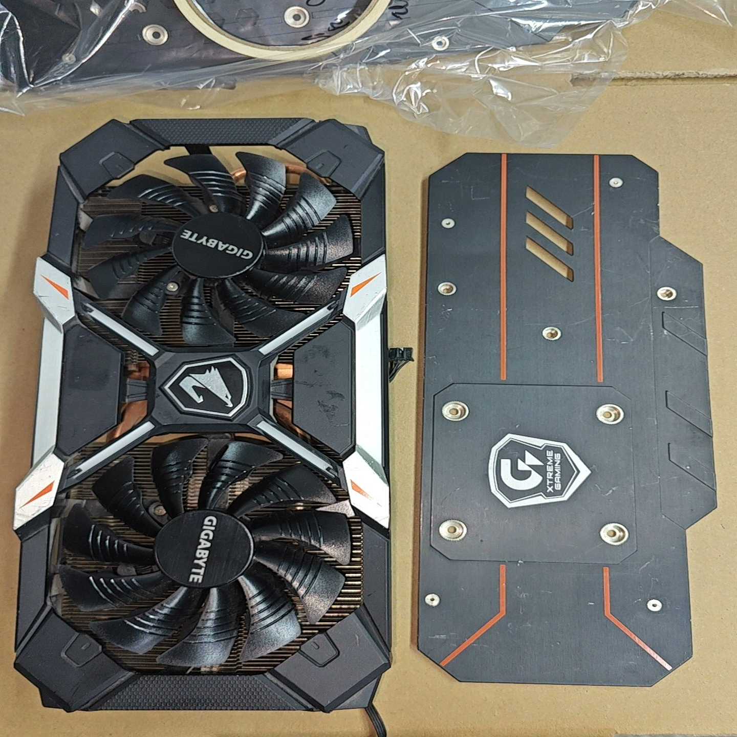 技嘉gtx1060萤火虫大雕小雕显卡散热器散热器背板送--议价商品