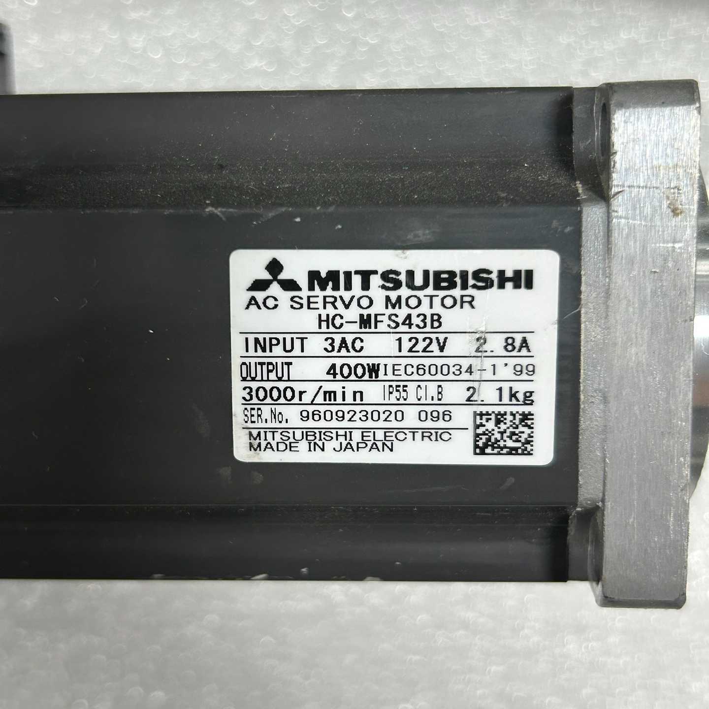 议价三菱刹车电机HC-MFS43B，正常拆机件，成色如图，现货四