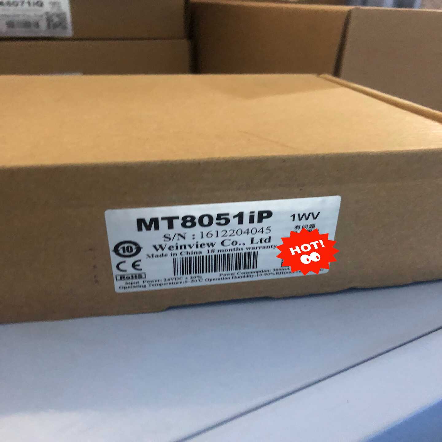 询价~威纶通4.3寸触摸屏 带以太网接口MT8051iP WEIN