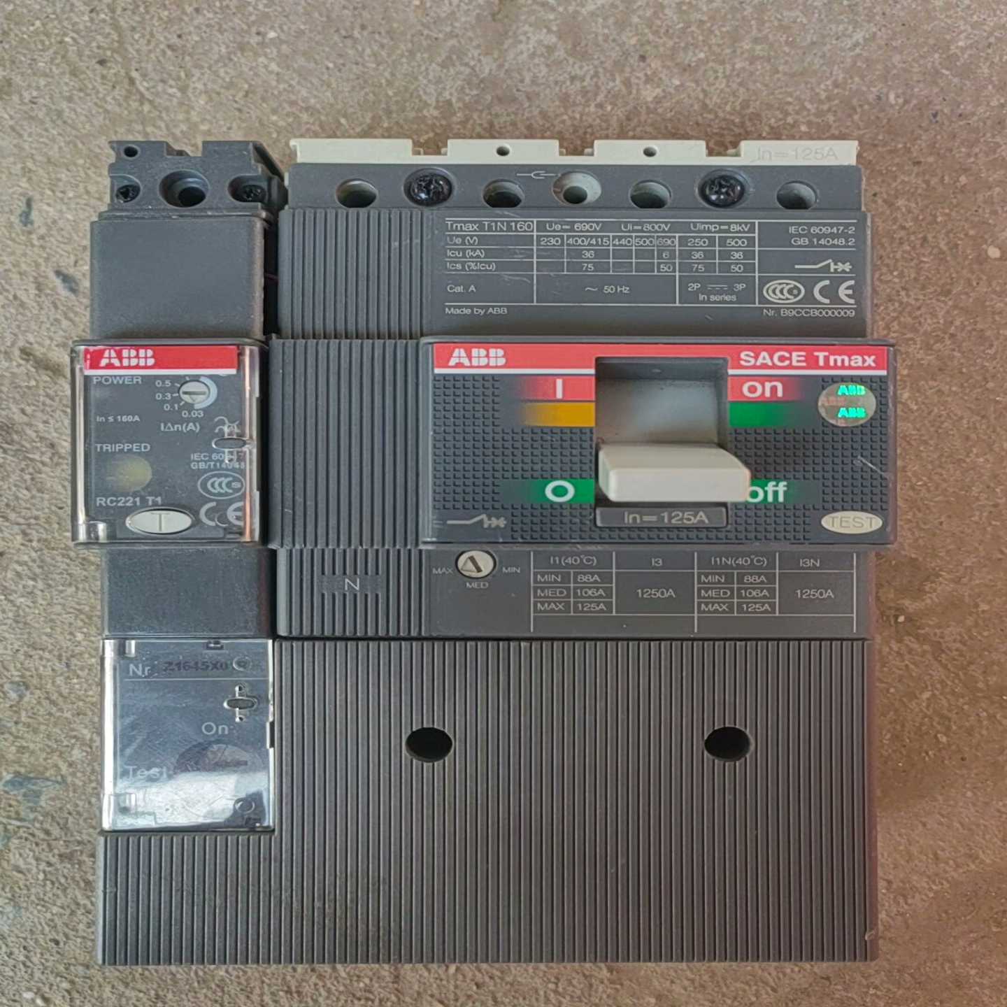 T1N125RC221就一个固定式塑壳断询价