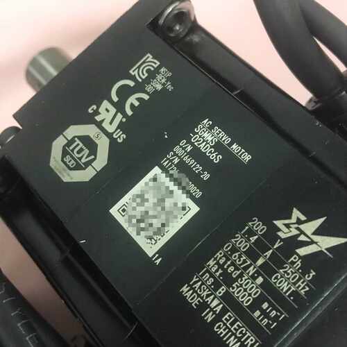 咨询-电机SGMMS-02ADC6S安川