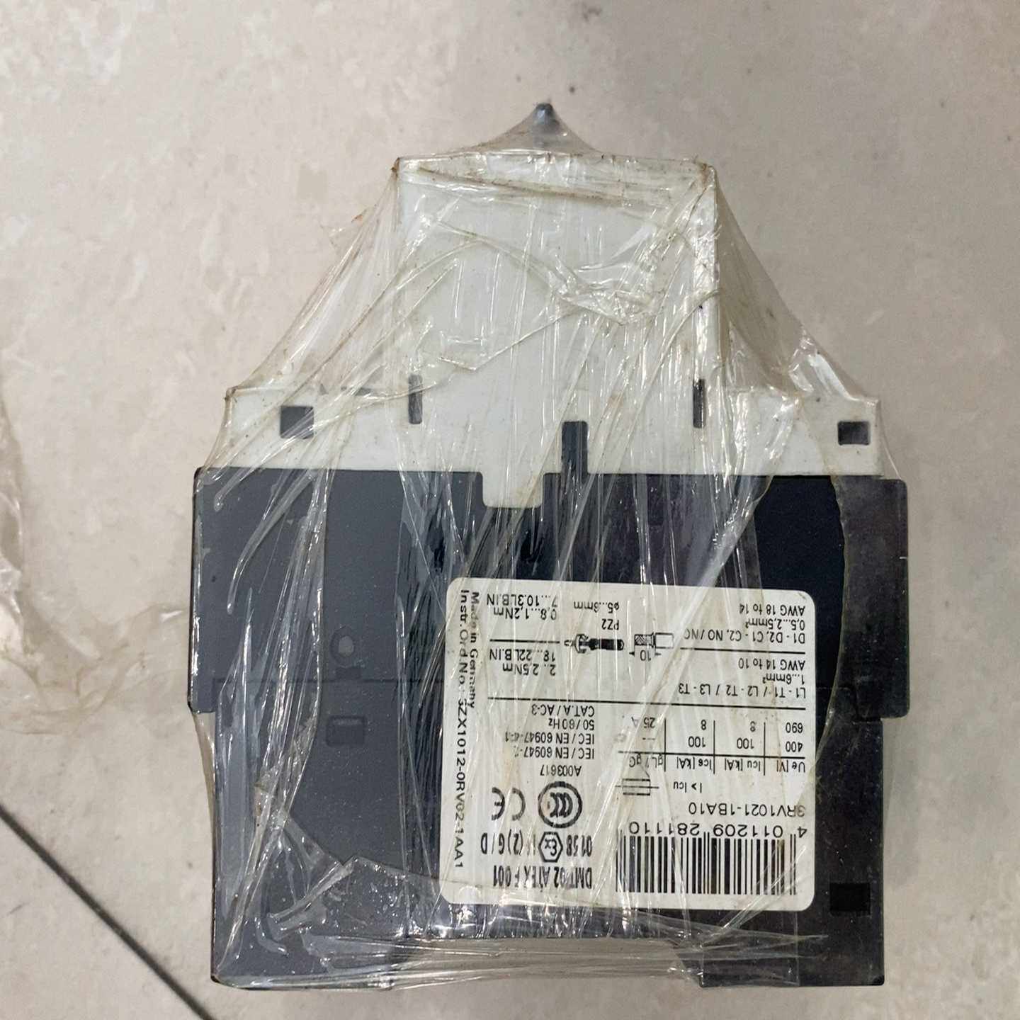 3RV1021-1BA10 电机保护断路器~询价