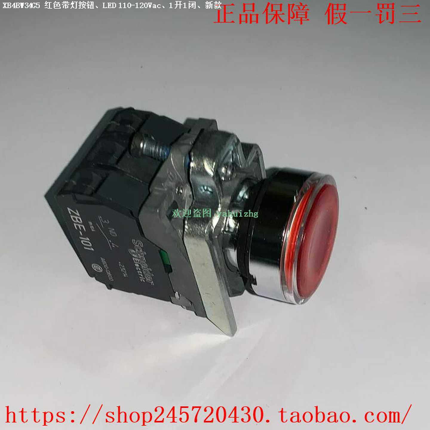 XB4BW31G5/BW33G5ZB4BW34G5/BW35G5/BW36G5施耐德带灯按钮开关