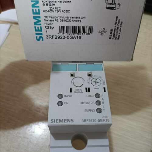配件3RF2920-0GA16西门子负荷监控继电器全新原装现货包邮议价