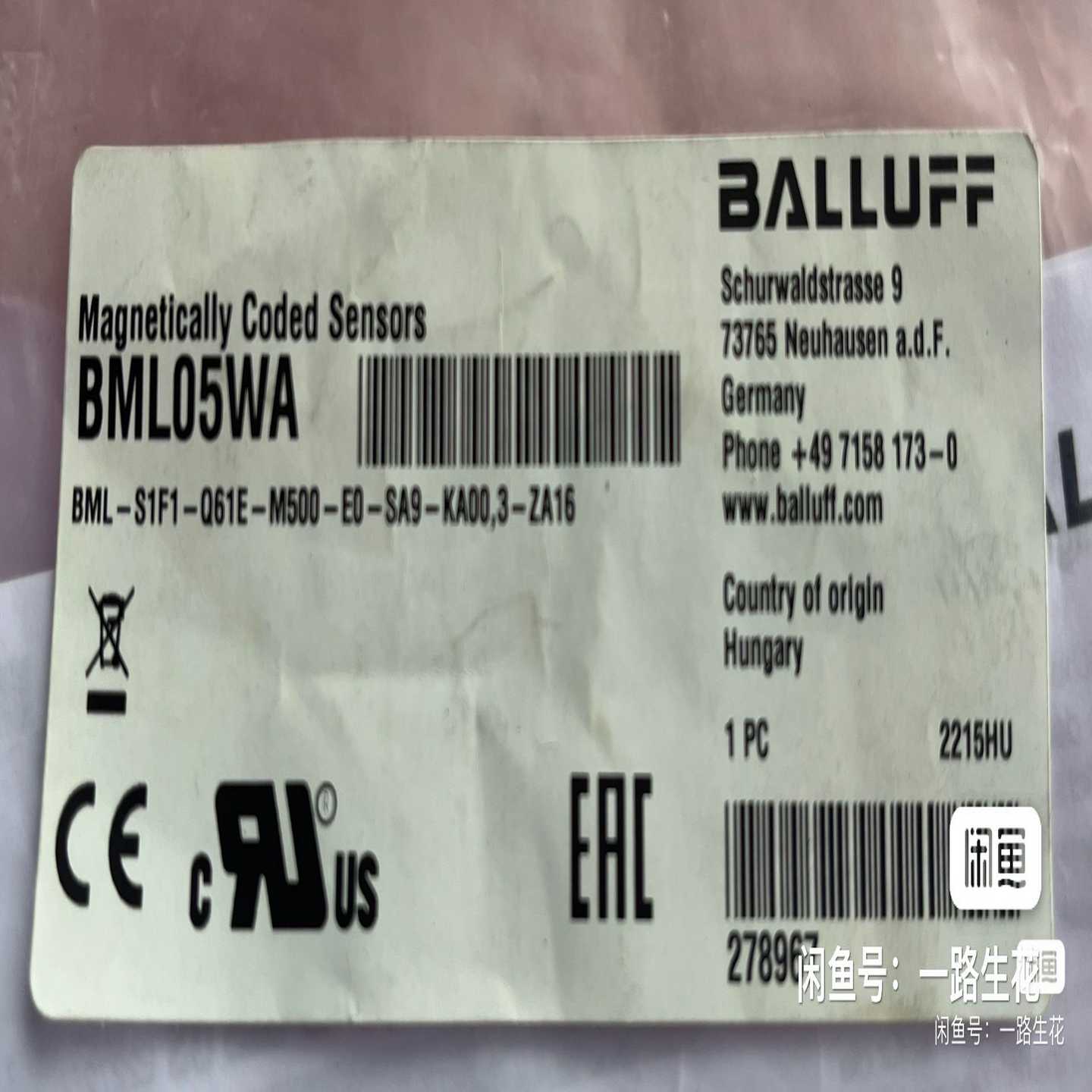 巴鲁夫/BML05WA询价