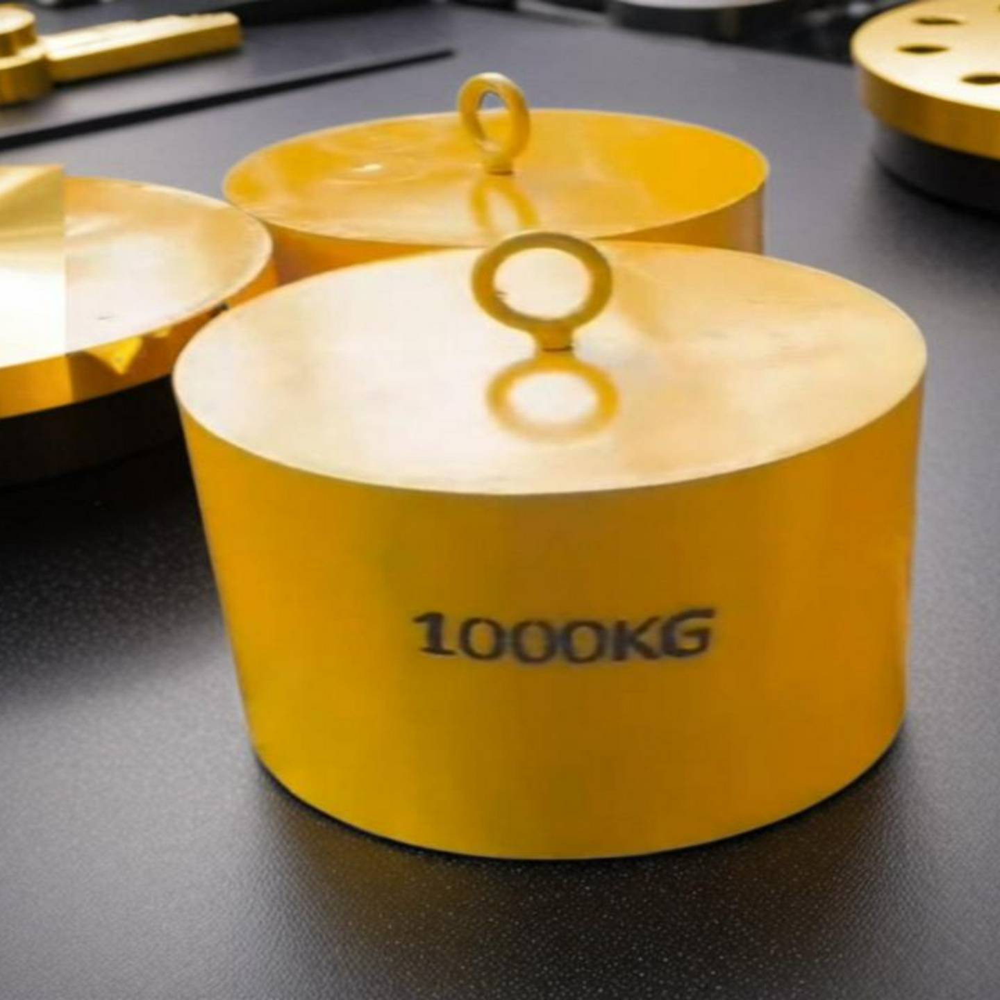 砝码配重测试20kg吊钩500公斤行车压铁1吨圆柱法码标准电梯地磅称