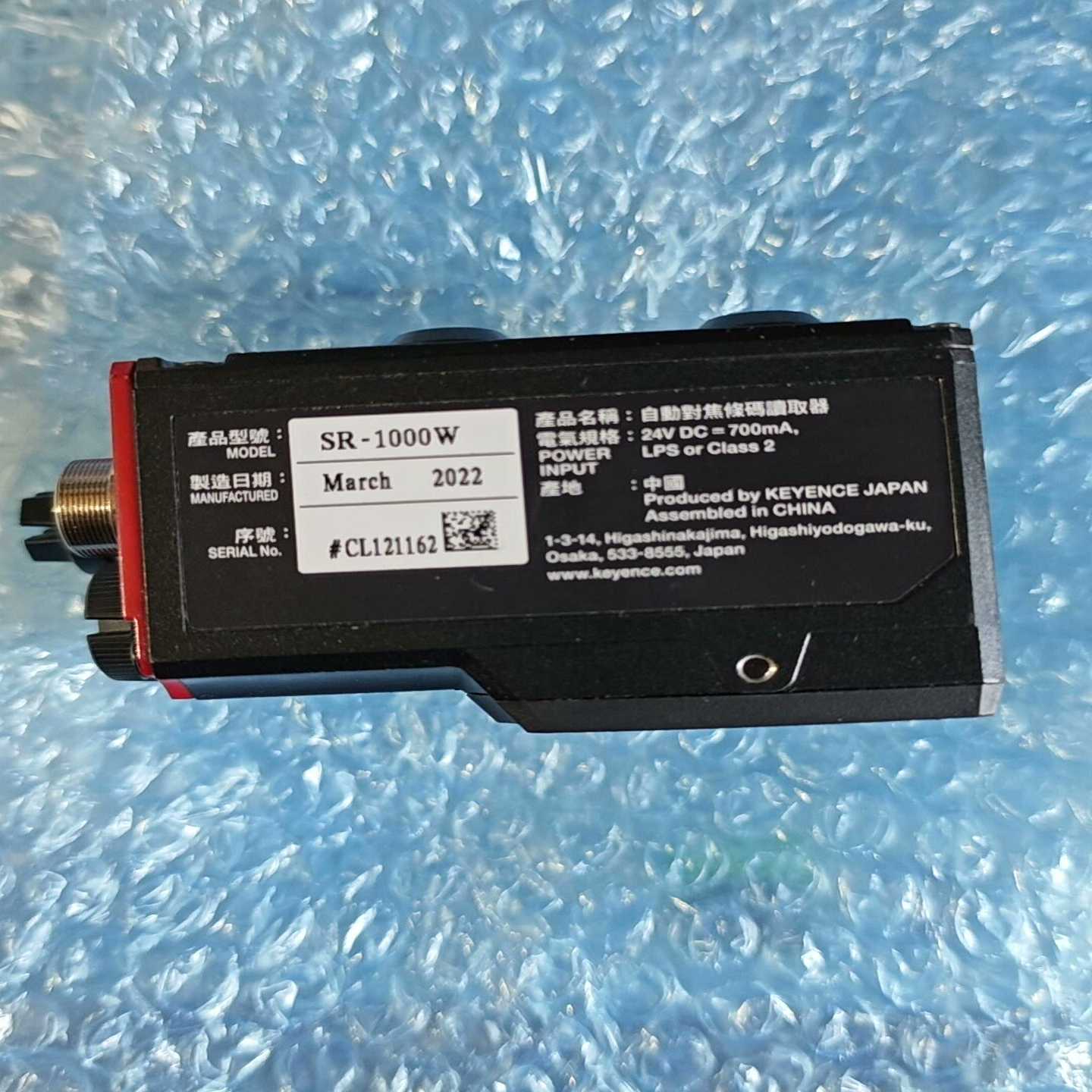 咨询-基恩士SR-1000W成色9层新,带一根电源线一
