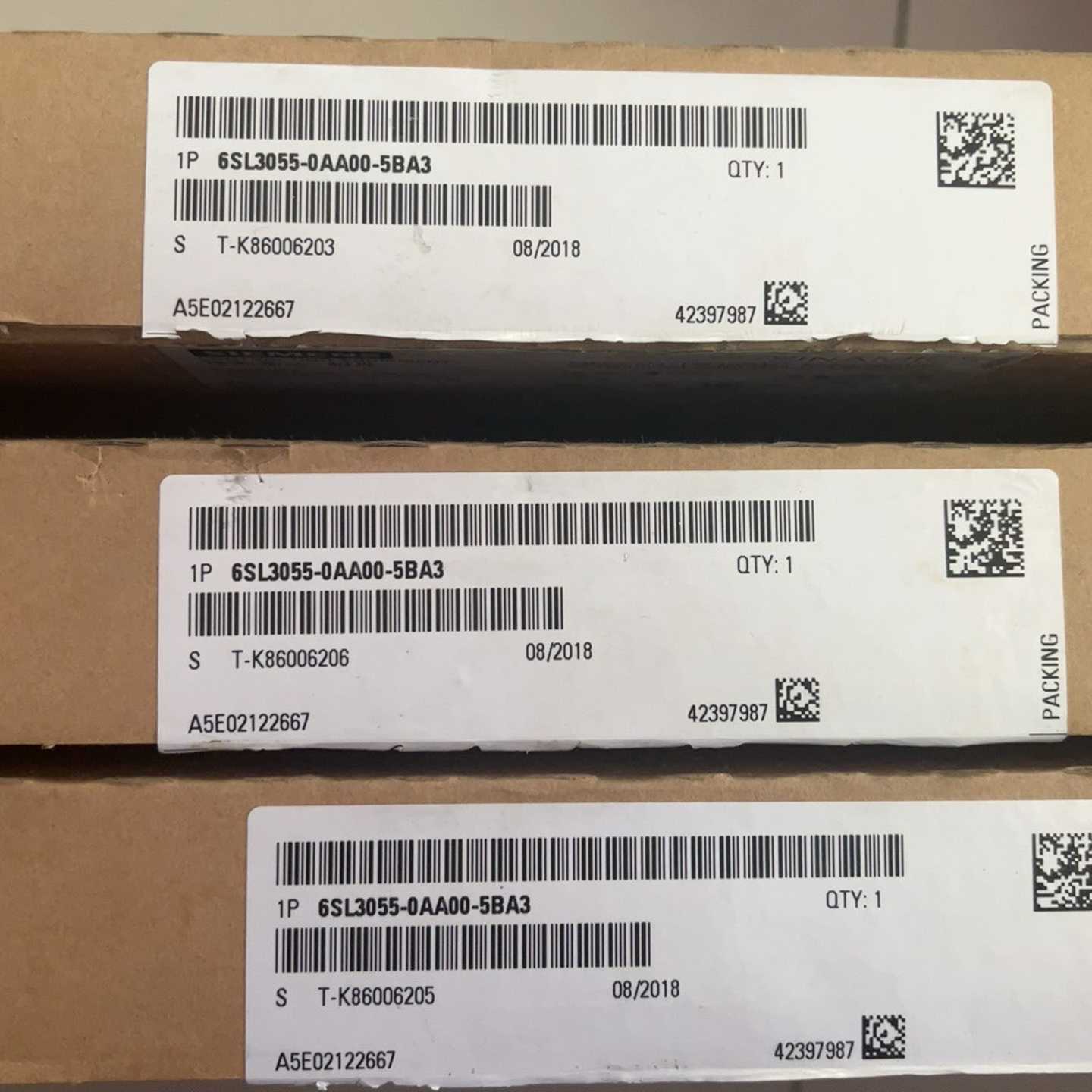 6SL3055-0AA00-5BA3开封，3个，实物询价