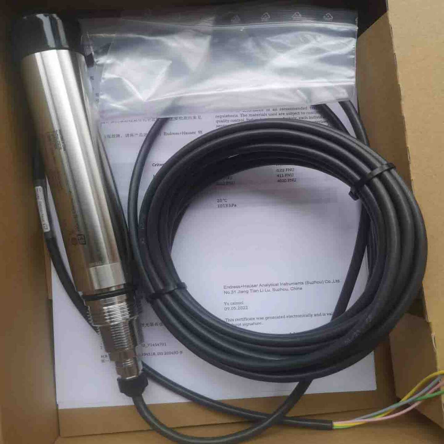 配件E+H CUS51D-AAD1A3全新浊度仪CUS51D-10090浊度探头议价