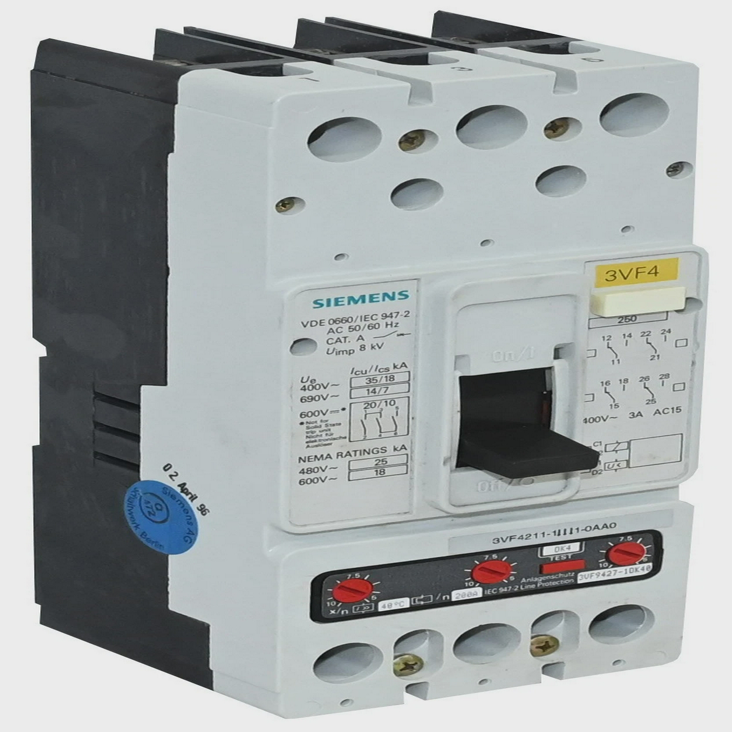 西门子3VF4211-1DK41-0AA0保修和延长保修