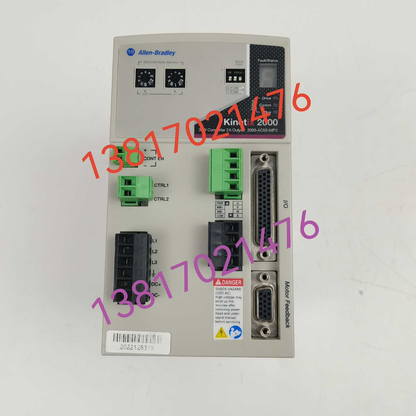 【议价】2093-AC05-MP2,AB罗克韦尔伺服驱动器,成色新,适用