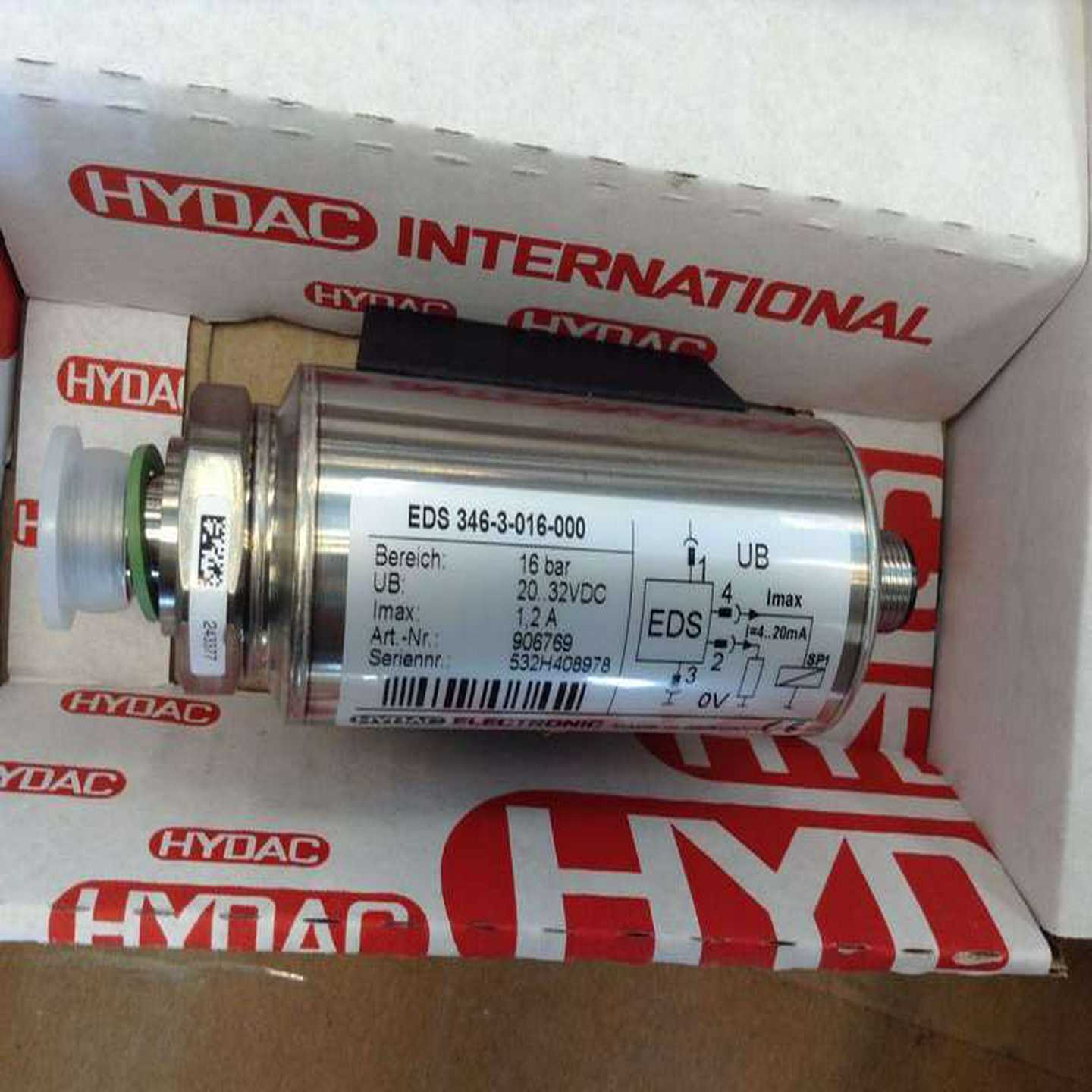 德国贺德克现货压力传感器HDA4C744-A-016-000原装现货