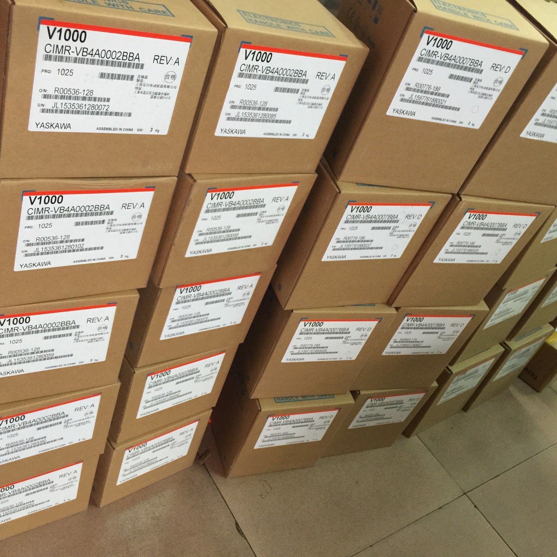 【请询价】安川变频器CIMR-VB4A0038FBA15k全新原装