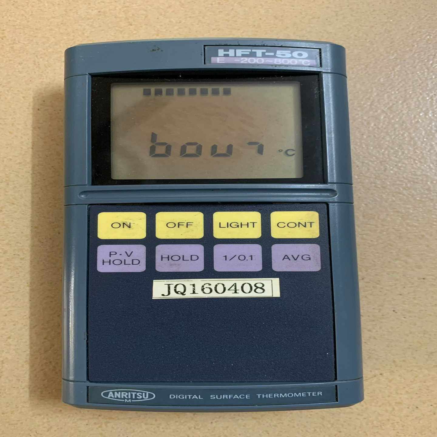 议价日本安立表面温度计 温度测试仪HFT-50，E-20080