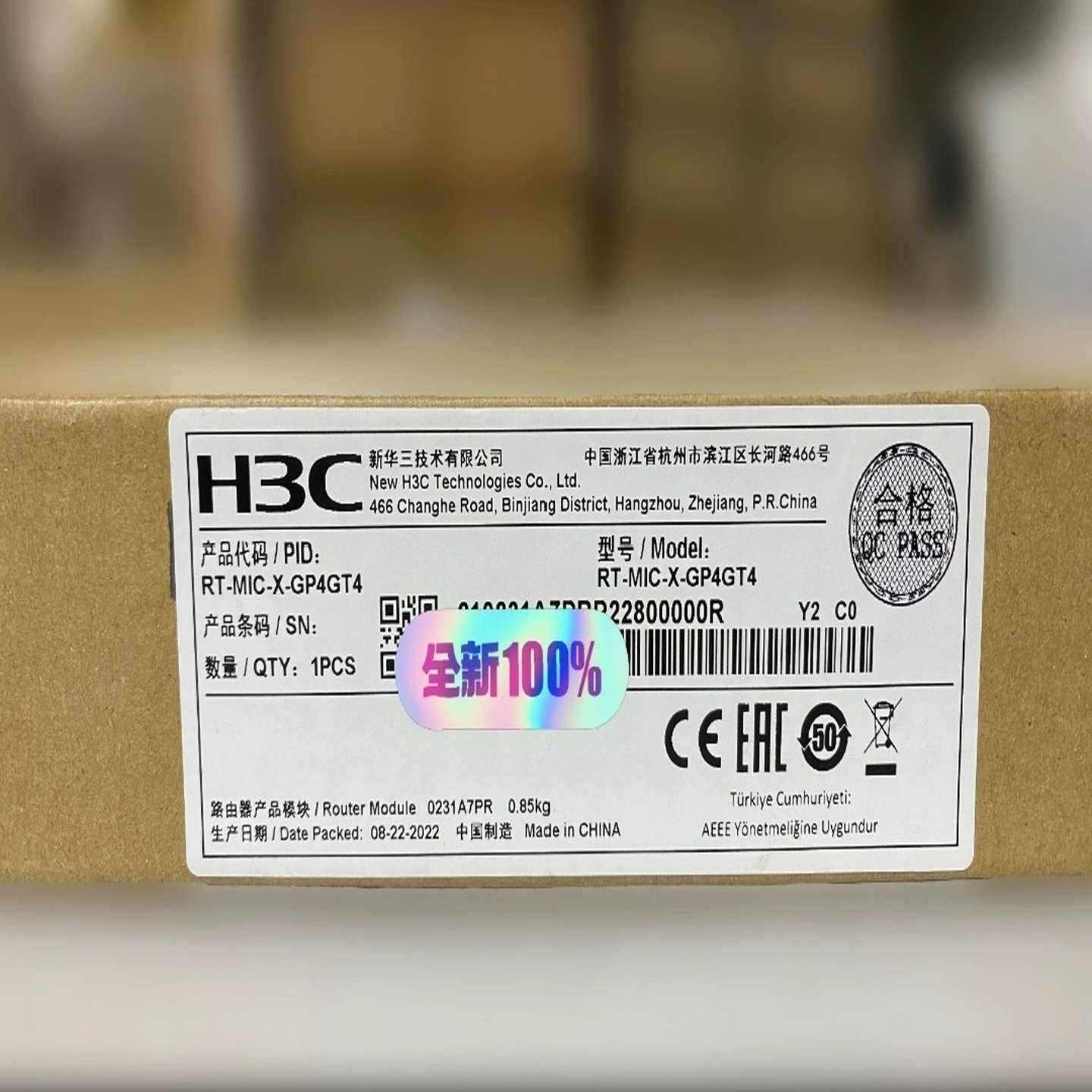 H3C RT-MIC-X-GP4GT4 全新/二手，华三 S