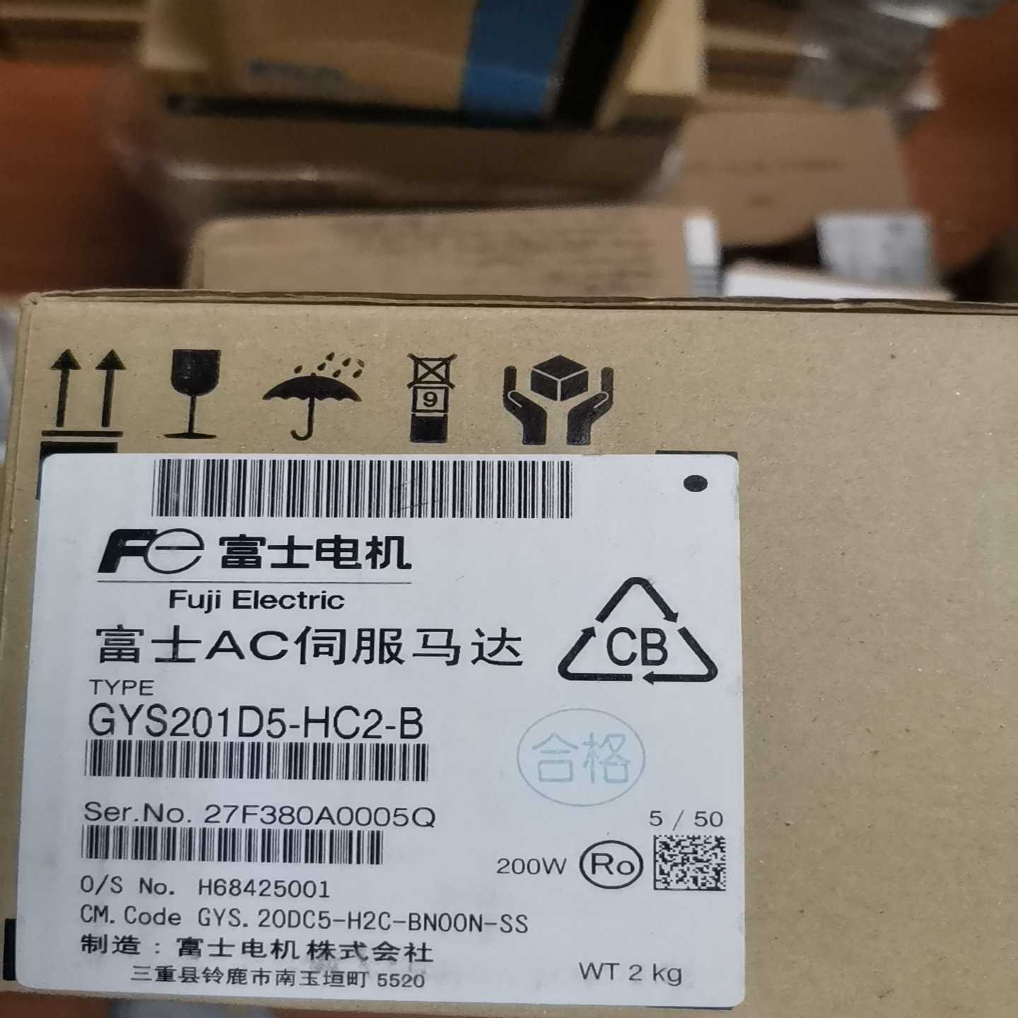 富士伺服电机GYS201D5-HC2-B少量库存捡漏~询价