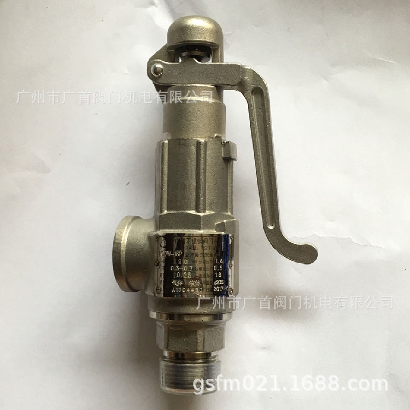 厂家直销304不锈钢阀不锈钢泄压阀不锈钢排气阀A28H-16P