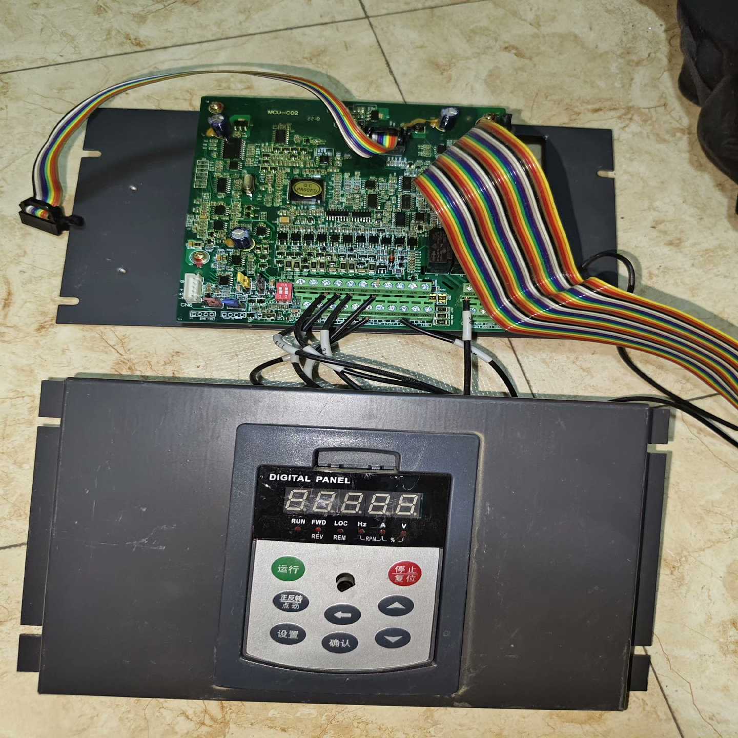嘉信JX300系列变频器主板MCU-C02主板和面板~询价图片