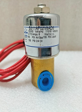 GCVALVESS311AF02V8AD5SOLENOIDVALVE1/8NPT-LOTOF3PC
