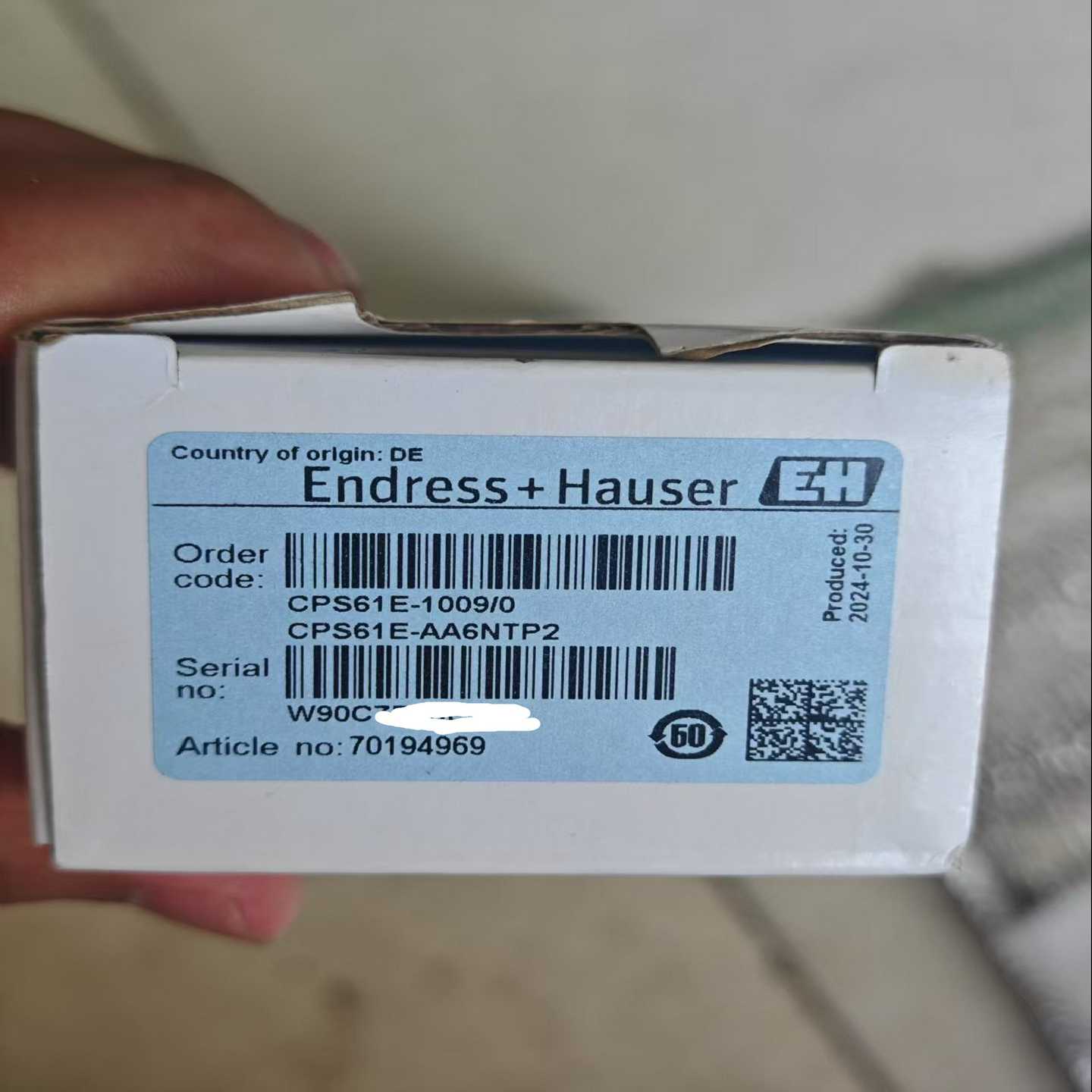 EH电极CPS61E-1009/0CPS61E-AA6N-议价