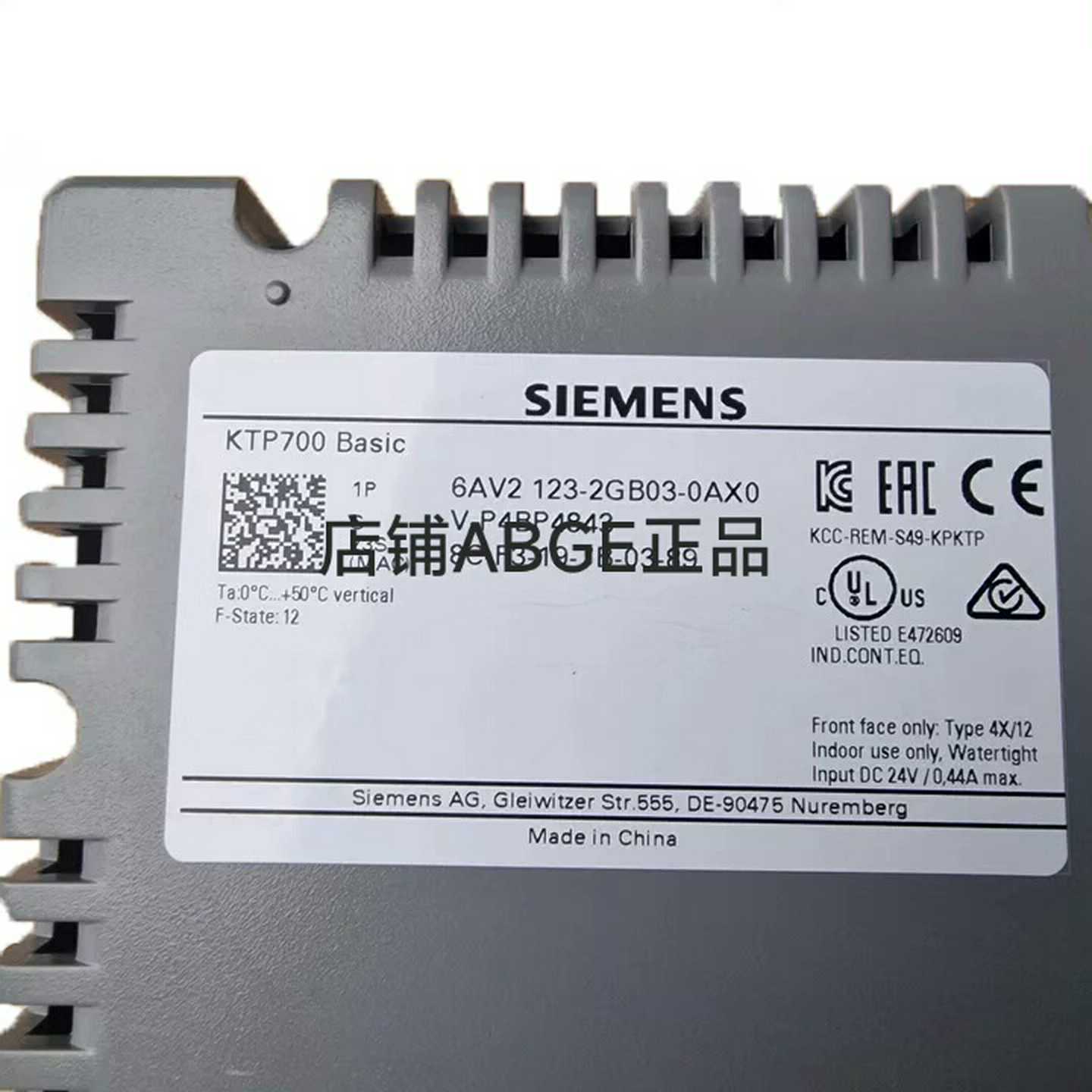 6AV2123-2DB03-0AXO/KTP400询价