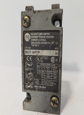 Allen-Bradley802T-NPTP金属插件Oiltight限制开关,Ser。H-免