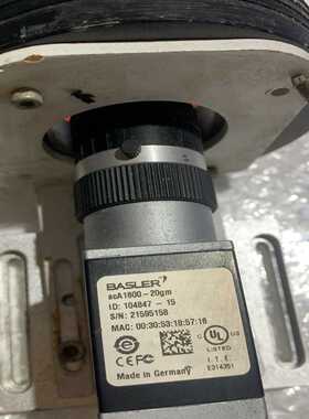 BASLERacA1600-20gm相机带镜头和光源，不包--议价商品