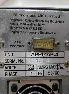 Micromass【UKLimited一台重量议价