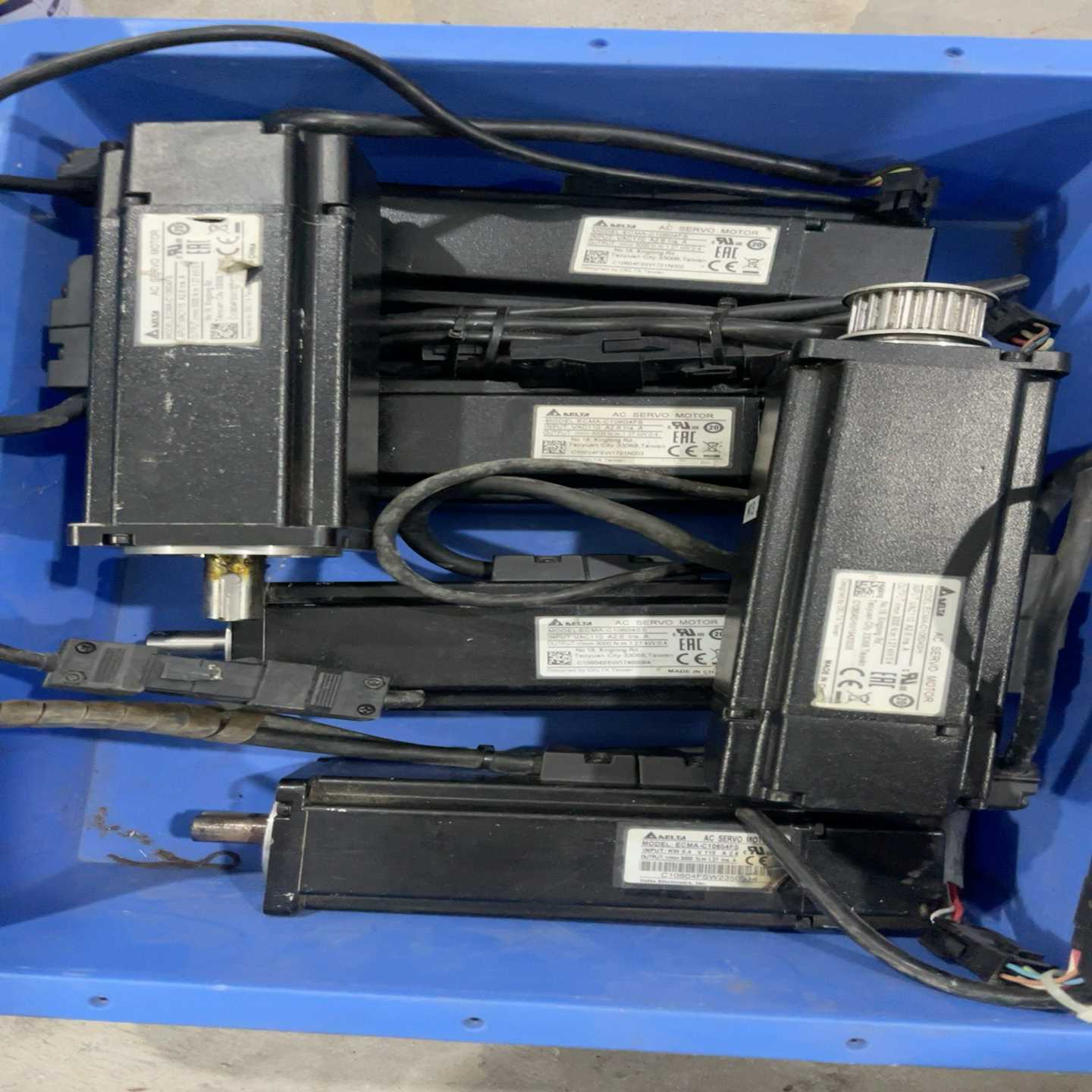 台达400W伺服电机ECMA-C10604FS四台，ECMA询价