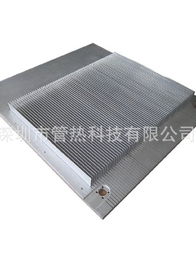 储能电源加工超薄散热铲齿鳍片散热器半导体制冷片导冷块散热片