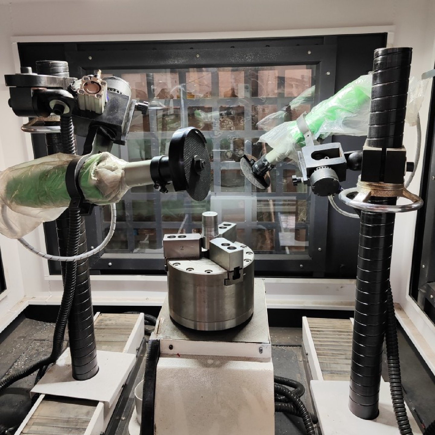 双头倒角机磨棱机端面加工倒角机数控炼轮直齿斜齿角磨机