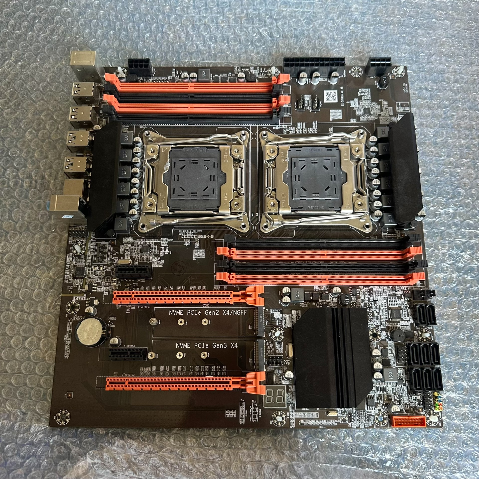议价ZX-DU99D4 X99双路主板 支持m2固态 支持20