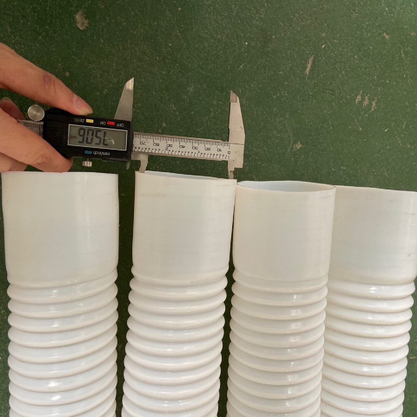 塑胶管3寸76/80四氟波纹管工业塑料管化工制药工厂软管批发