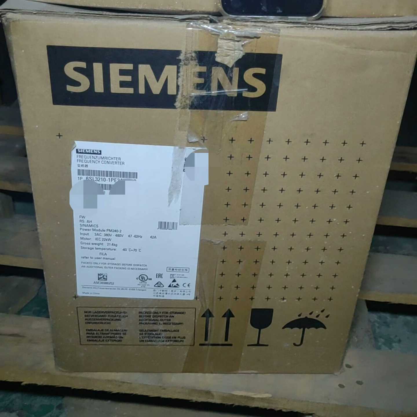 询价6SL3210-1PE24-5AL0PM240-2变频