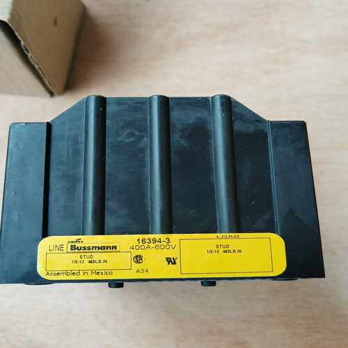 Bussmann巴斯曼16394-3分线盒，400A-600--议价商品