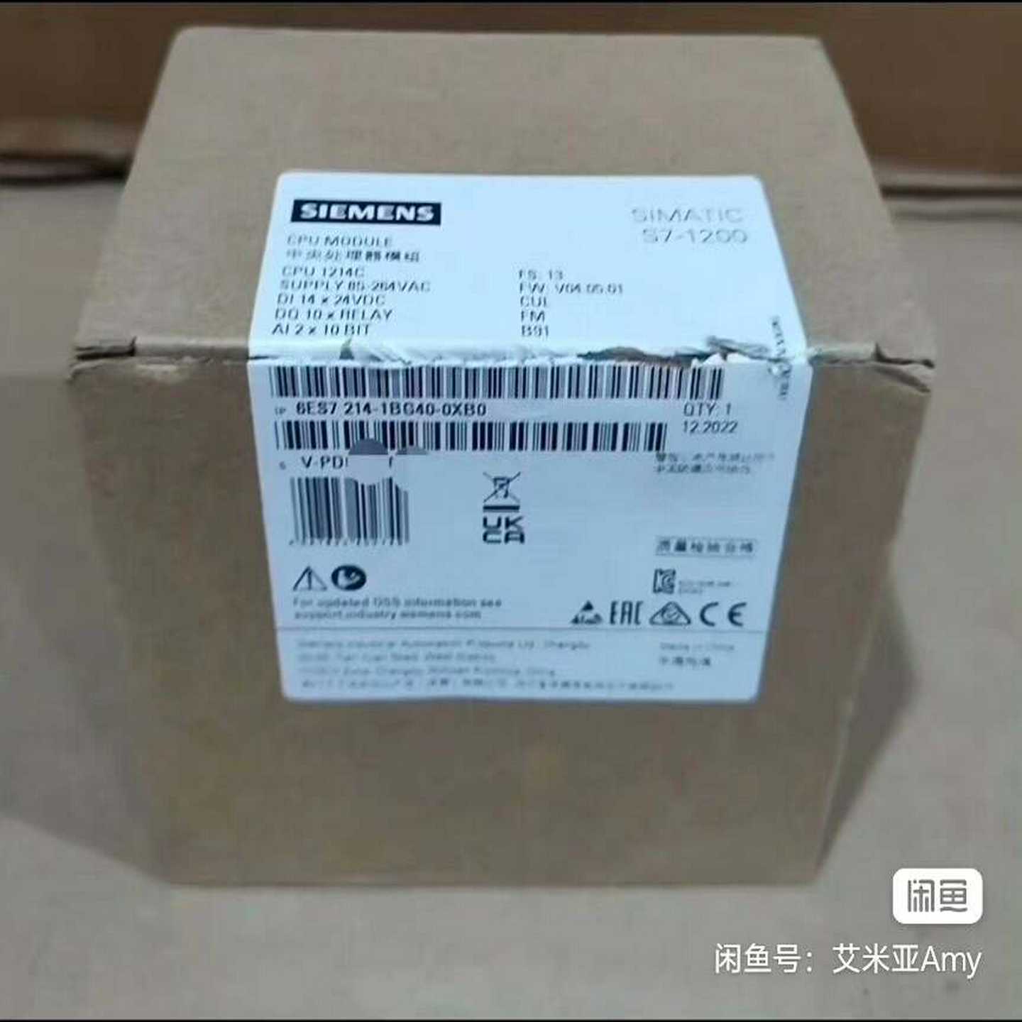6ES7214-1BG40-0XB0,西门子中央处理器模组--议价商品