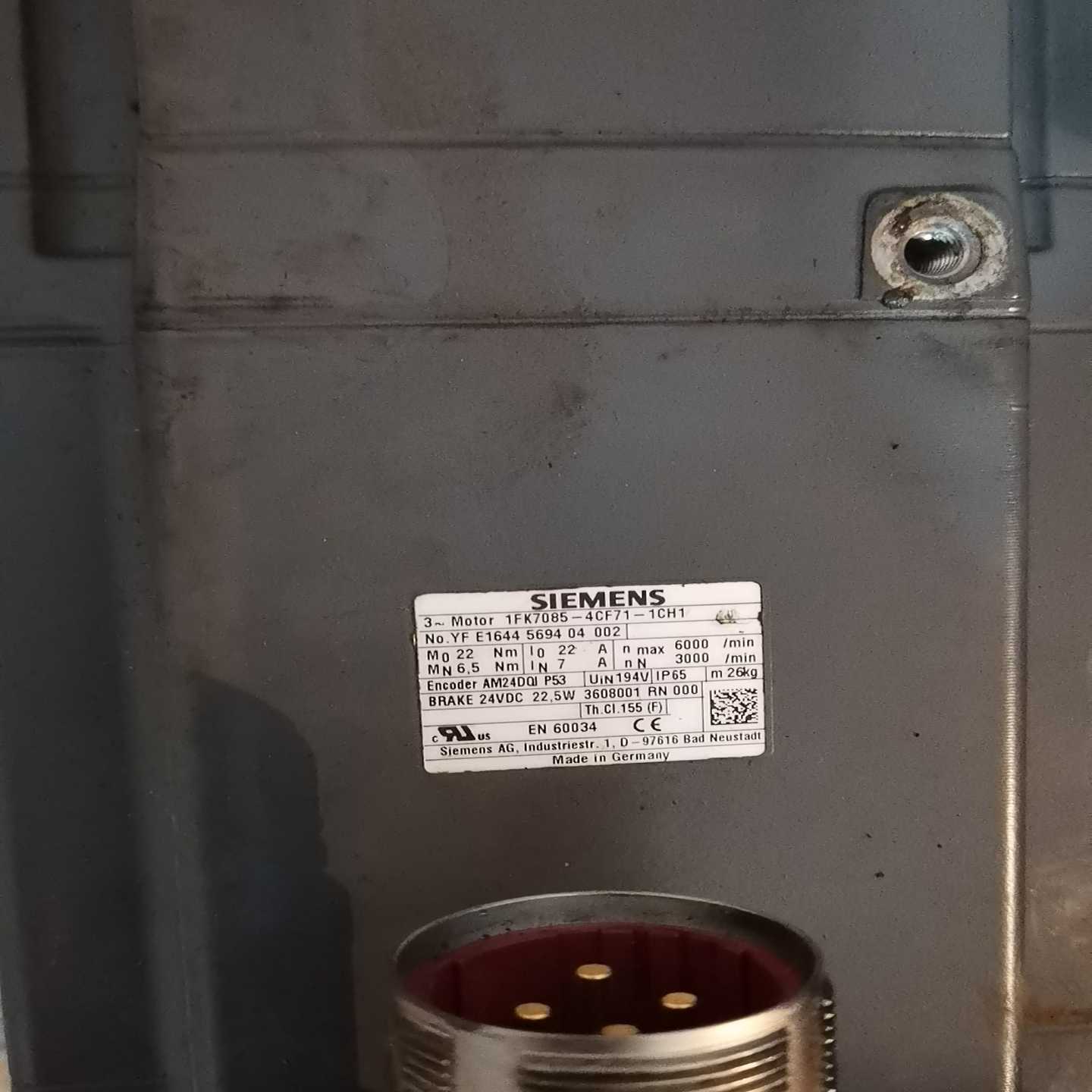 1FK7085-4CF71-1CH1伺服电机~询价