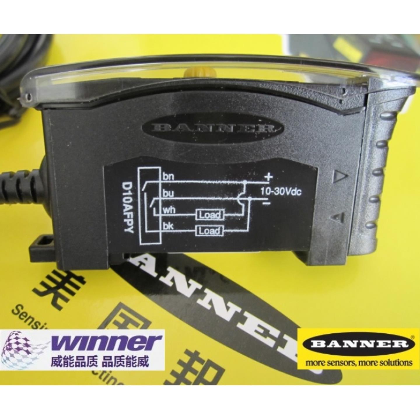 邦纳BANNER高速计数光纤放大器光纤传感器D10AFPYD10AFP询价