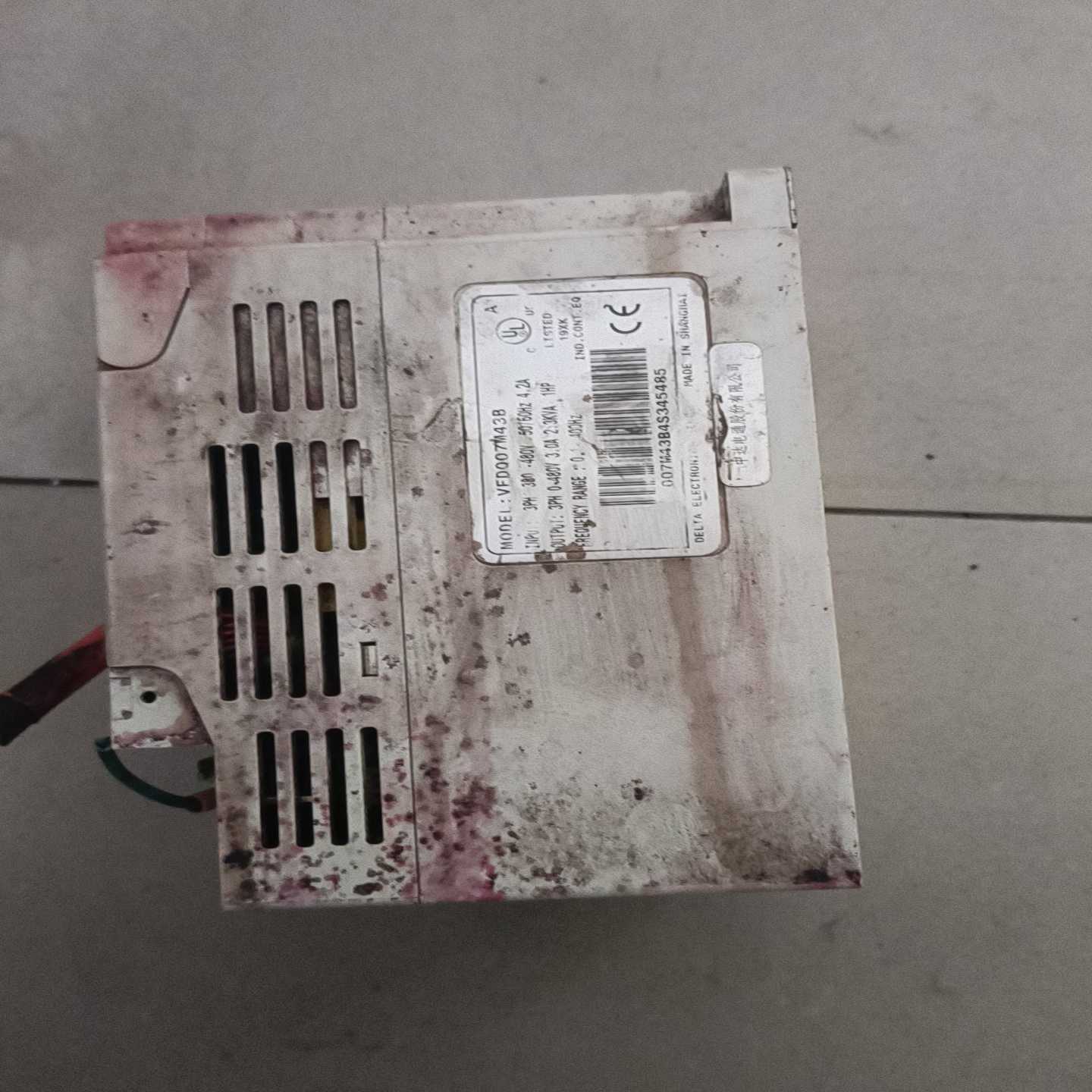 咨询-台达变频器0.75KWVFD007M43B