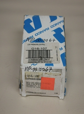 RANCO低压控制O16-107