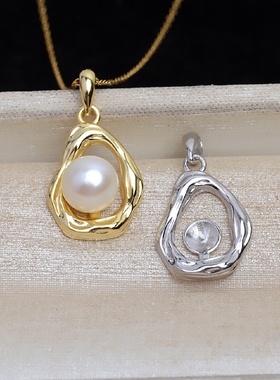 S925 Silver Conformal Pendant Head Necklace Female Pendant D