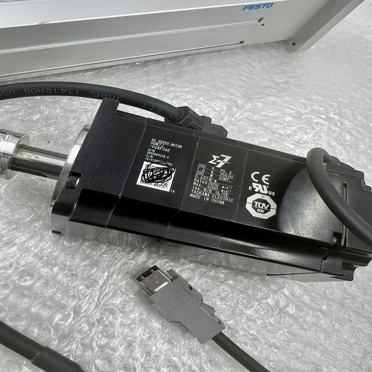 安川200w伺服电机SGM7J-02AFC6E询价