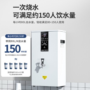 挂壁台式 商用奶茶店设备全自动步进式 两用速热开水机餐饮店冷饮店