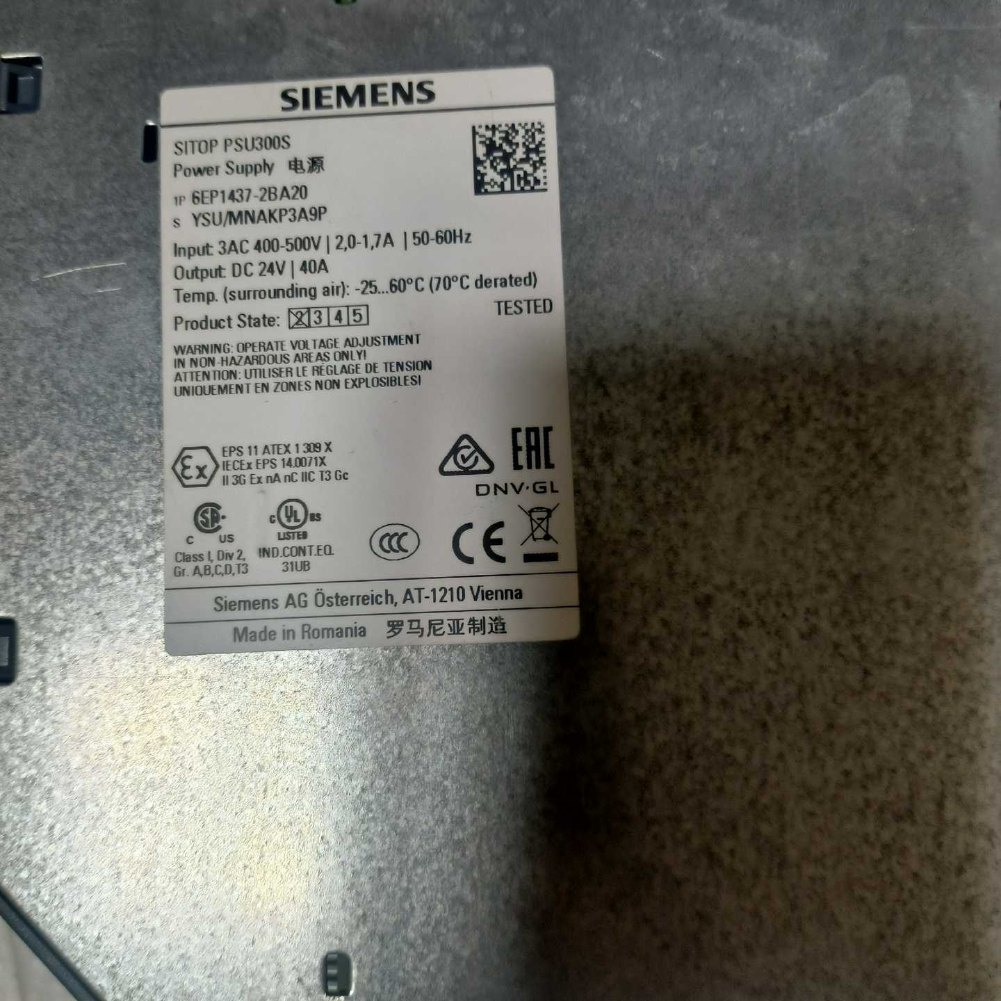 电源6EP1437-2BA20，库存件，无包装询价