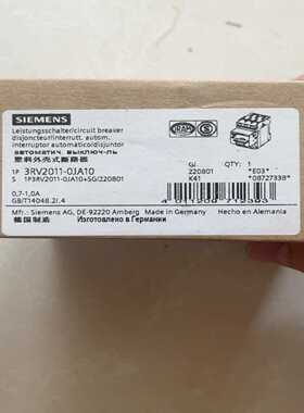 断路器3RV2011-0JA100.7-1A询价