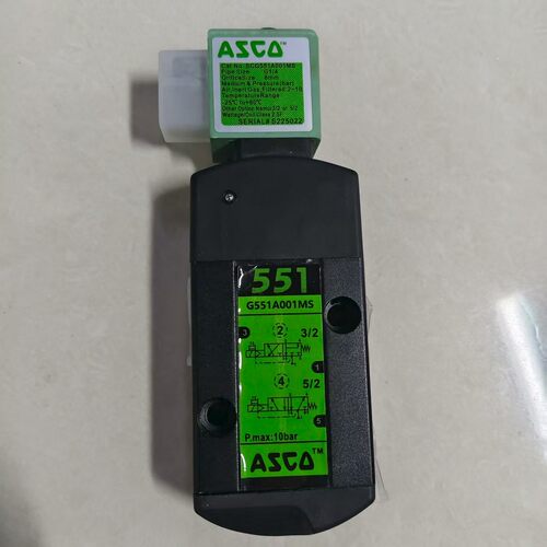 询价ASCO电磁阀，型号G551A001MS，全新原装。黑色