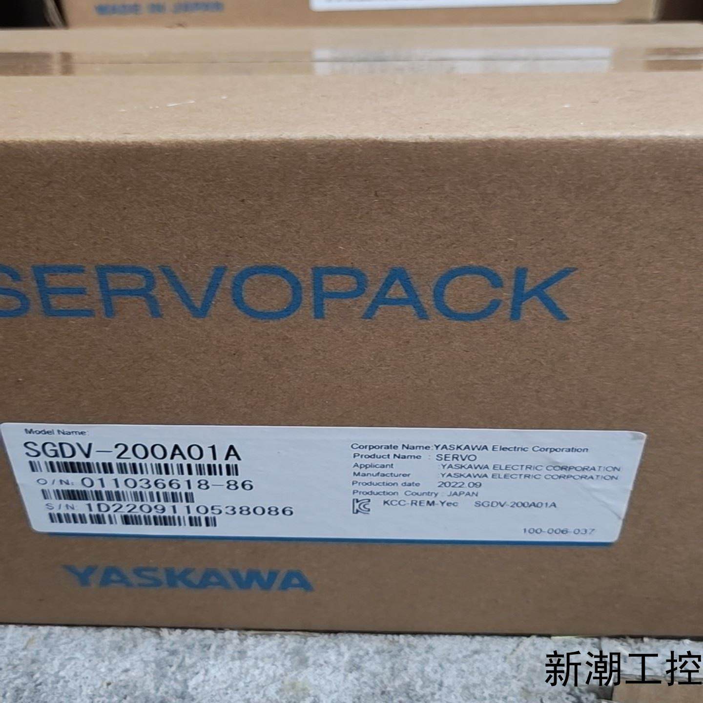 安川伺服驱动器型号SGDV-200A01A带原厂标签和序议价商品