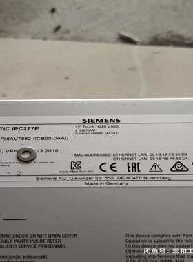 6AV7882－0CB20-0AA0橙色新功能完好议价出--议价商品