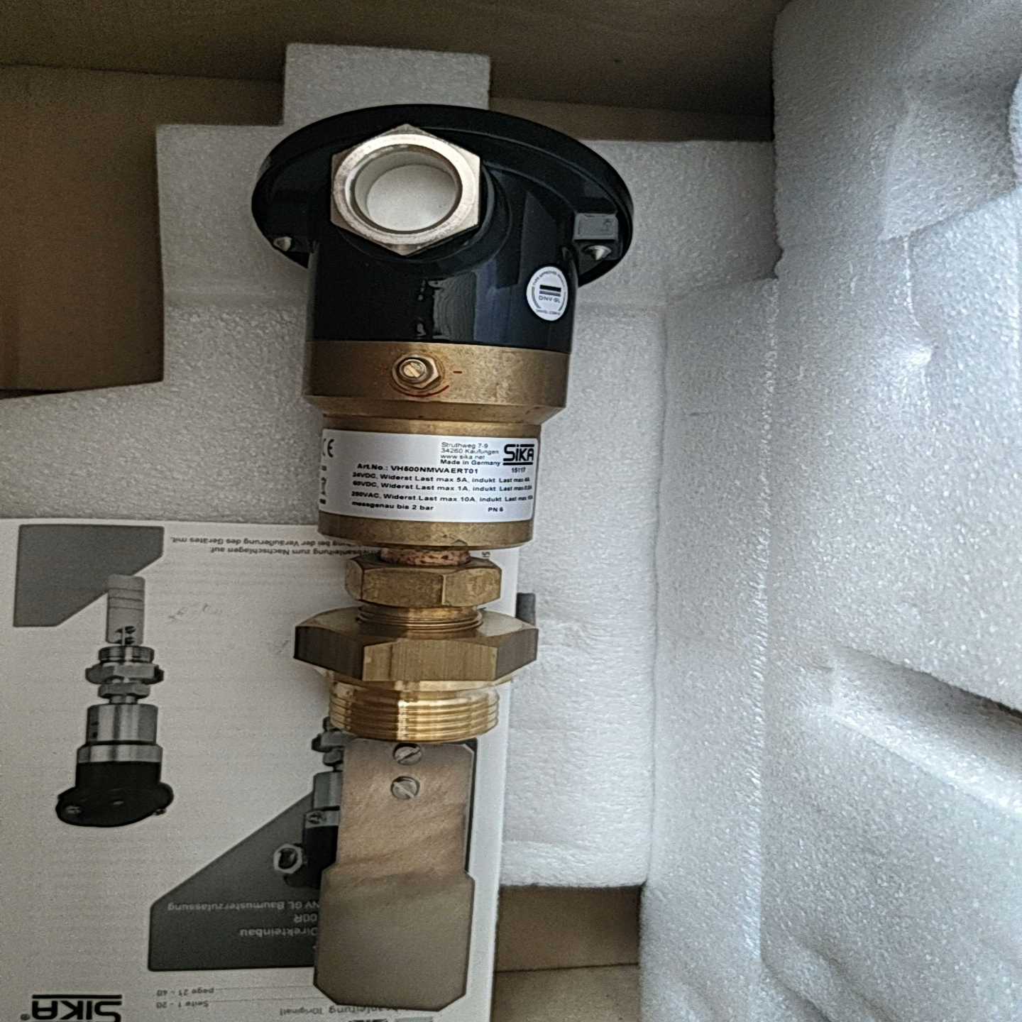 【星慕电子】瓦西兰Sika  液位开关，VH500NMWAERT01