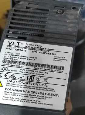 丹佛斯变频器FC-051PK75T4E20H30.75KW--议价商品